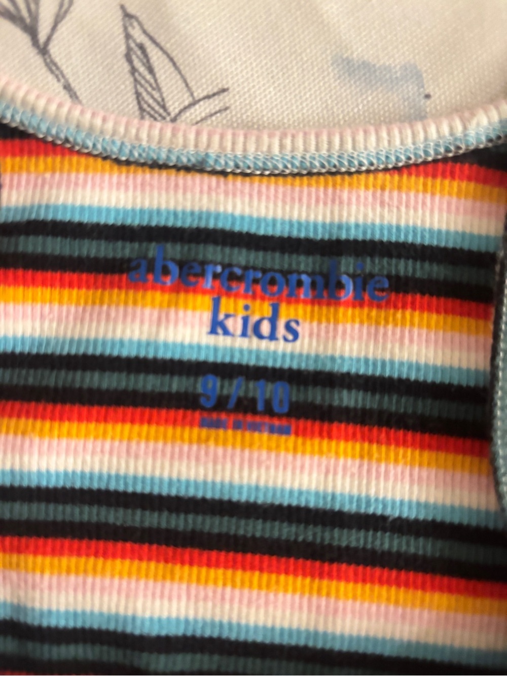 Girls' Multi-Color Striped Button-Front Tank Top - Picture 3 of 4